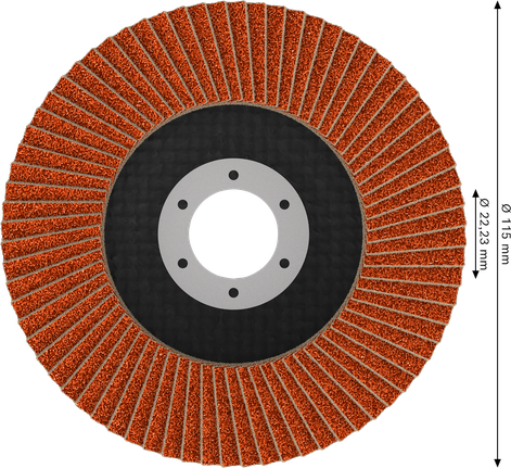 Lamelový kotouč Bosch EXPERT X782 115 mm G80 pro úhlové brusky.